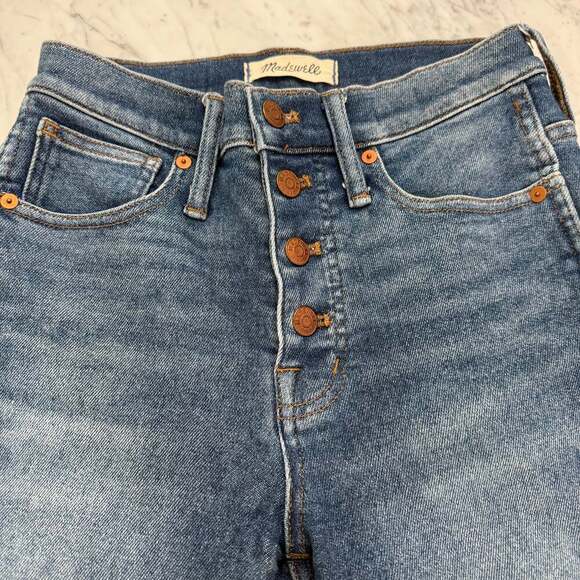 NEW Madewell 10" High-Rise Skinny Jeans Size 25 / 2 US - Picture 7 of 10